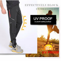 Spring Autumn Cycling Pants UV-proof Bicycle Bike Long Trousers Windproof Road Bike MTB Clothing Quick Dry Men Women