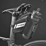 ROCKBROS Cycling Bicycle Bag MTB Road Bike Saddle Bag Rear Tail Bag Water Bottle Cage Holder Pocket 1.5L