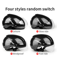 Cycling Bicycle Helmet with Goggles MTB Road Bike Motorcycle Sports Helmet Men Women EPS Ultralight Integrally-molded Helmet