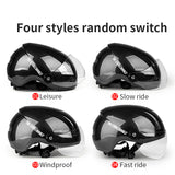 Cycling Bicycle Helmet with Goggles MTB Road Bike Motorcycle Sports Helmet Men Women EPS Ultralight Integrally-molded Helmet