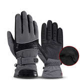 ROCKBROS Winter Cycling Gloves Skiing Snowboard Outdoor Sports Gloves Warm Thermal Waterproof Windproof