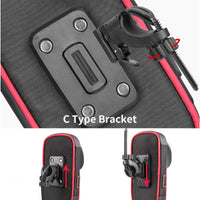 Cycling Motorcycle Bicycle Bag MTB Mountain Road Bike Front Handlebar Bag Phone Bag Case Holder Bracket Waterproof Rainproof Touch Screen