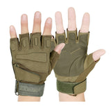 Army Military Fingerless Tactical Gloves Fitness Gym Men Women Antiskid Anti-Slip Cycling Half Finger Gloves