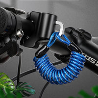 Mini Bicycle Cable Lock Handlebar Hook MTB Road Bike Helmet Lock Motorcycle E-Bike Bag Lock