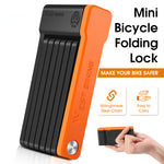 Foldable Bicycle Lock  MTB Road Bike Lock Cycling Scooter Electric Bike E-Bike Chain Lock Security Anti-theft