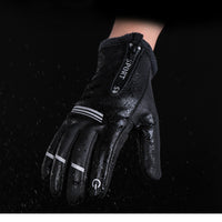 Winter Full Finger Cycling Gloves Outdoor Sports Gloves Touch Screen Polar Thermal Road Bike MTB Breathable Comfortable Soft