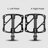 3 Bearing CNC Aluminum Alloy Bicycle Pedals BMX MTB Mountain Bike Road Bike Pedals 9/16 Inch Universal Flat Platform