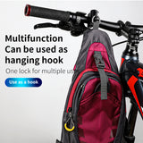 Mini Bicycle Cable Lock Handlebar Hook MTB Road Bike Helmet Lock Motorcycle E-Bike Bag Lock