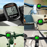 Solar Power Wireless Bicycle Computer Speedometer Odometer Multifunctional MTB Computer