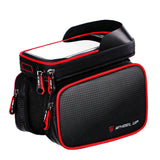 Bicycle Bag Phone Bag Holder Cycling MTB Road Bike Front Frame Bag TPU Touch Screen 6.2 Inch Waterproof