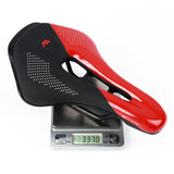 Comfortable Bicycle Saddle Mountaibn Road Bike Seat Cushion Pad Wear-resistant PU Leather Hollow