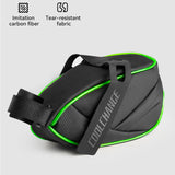 Rainproof Cycling Bicycle Bag w/ Light Strip MTB Road Bike Saddle Bags Rear Tail Bag Tools Bag Bike Accessories