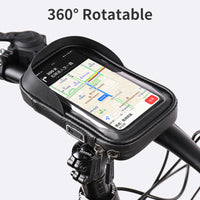 Cycling Motorcycle Bicycle Bag MTB Mountain Road Bike Front Handlebar Bag Phone Bag Case Holder Bracket Waterproof Rainproof Touch Screen