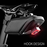 Cycling Bicycle Saddle Bag Seatpost Bag MTB Road Bike Rear Tail Bag Reflective Large Capacity Waterproof