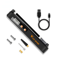 Electric Bicycle Pump 1500mAh 130 PSI Tire Tyre Inflator With Pressure Gauge Rechargeable Bike Motorcycle Ball Pump