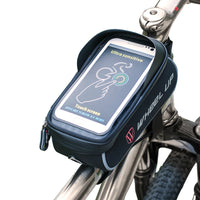 Rainproof Bicycle Front Tube Frame Bag MTB Mountain Bike Touch Screen Phone Bags Waterproof Cycling Pouch Panniers