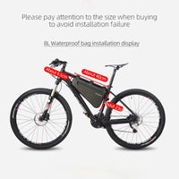 ROCKBROS Bicycle Frame Bag MTB Road Bike Triangle Bag Pouch Pannier Large Capacity Waterproof Bike Accessories