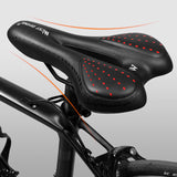 GEL Bicycle Saddle MTB Mountain Road Bike Seat Cushion PU Leather Comfortable Shockproof