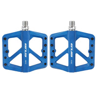 3 Sealed Bearings Bicycle Pedals Nylon Mountain Bike Pedals Road Bike BMX MTB Pedals 9/16" Platform Flat Pedals Ultralight Non-Slip