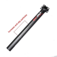 Full Carbon Fiber Bicycle Seatpost MTB Road Mountain Bike Seat Post Seat Tube 27.2/30.8/31.6*350/400mm