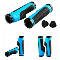 Ergonomics Cycling Bicycle Grips Mountain MTB Bike Road Bike Handlebar Grips Bilateral Locking Anti-skid Rubber