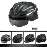 Cycling Bicycle Helmet MTB Road Bike Helmet with Magnetic Goggles Lens & Sunvisor Ultralight