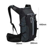 10L Cycling Hydration Backpack Bag Mountaineering Travelling Hiking Climbing Sport Backpack Pack MTB Bicycle Bike Bag Ergonomic Adjustable