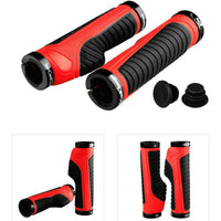 Ergonomics Cycling Bicycle Grips Mountain MTB Bike Road Bike Handlebar Grips Bilateral Locking Anti-skid Rubber